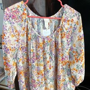 H&M flowy summer dress, size Medium NWT